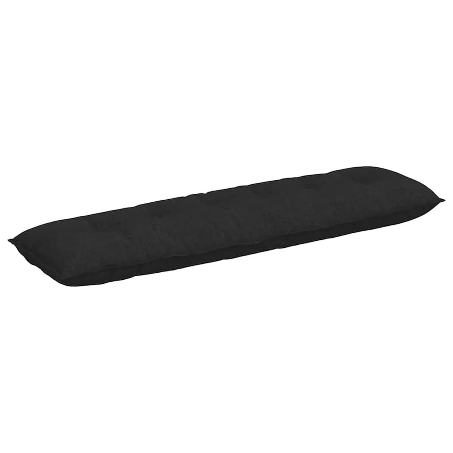 vidaXL Rückenkissen Schwarz 180 x 19 x 50 cm Stoff 42014918