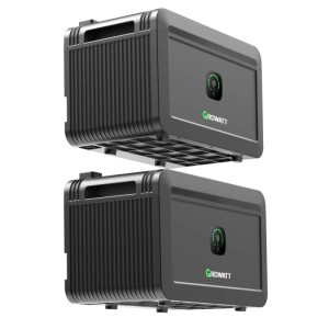Growatt NOAH 2000 Solarspeicher für Balkonkraftwerk, stapelbar.