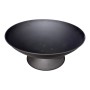 Schwarze Jet-Line Feuerschale Indio (Ø 60 cm) aus Metall mit Sockel für gemütliche Grillabende.