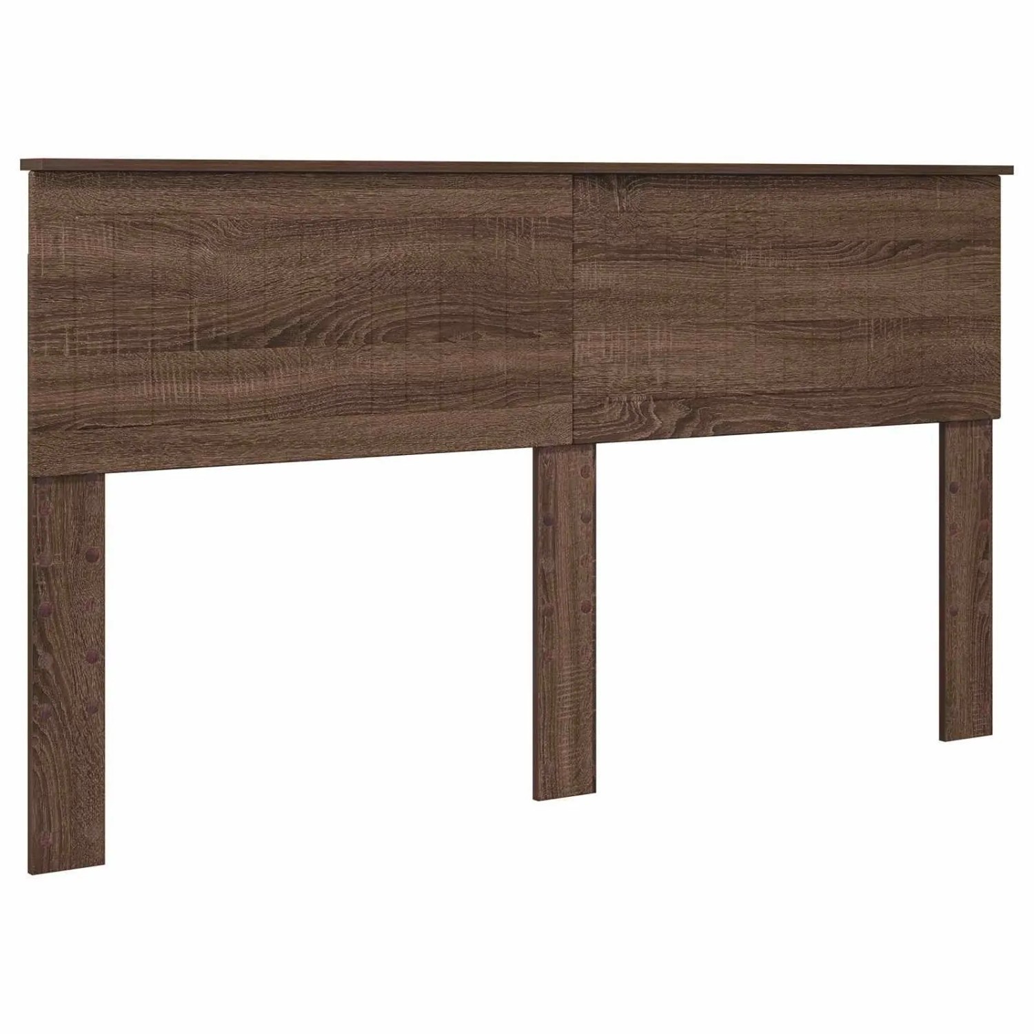 vidaXL Kopfteil mit Kopfteil Braun Eichen-Optik 160 cm Holzwerkstoff 888404