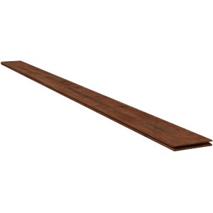 Dreamdeck Terrassendiele aus Bambus, 2 cm dick, braun, mit glatter und genuteter Seite.