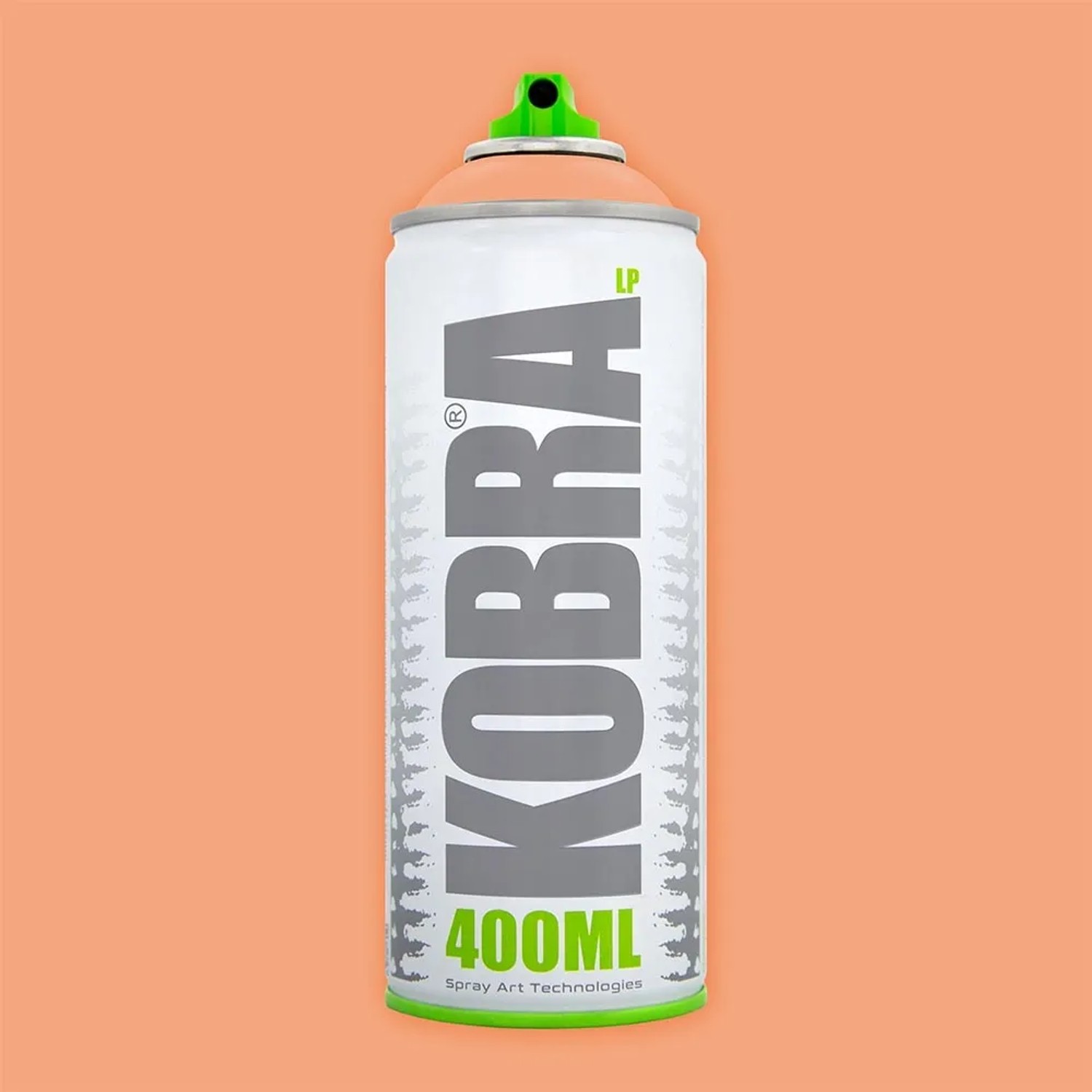 Kobra LP Buntlack Spray Pastell Hellorange Matt, 400ml Dose.