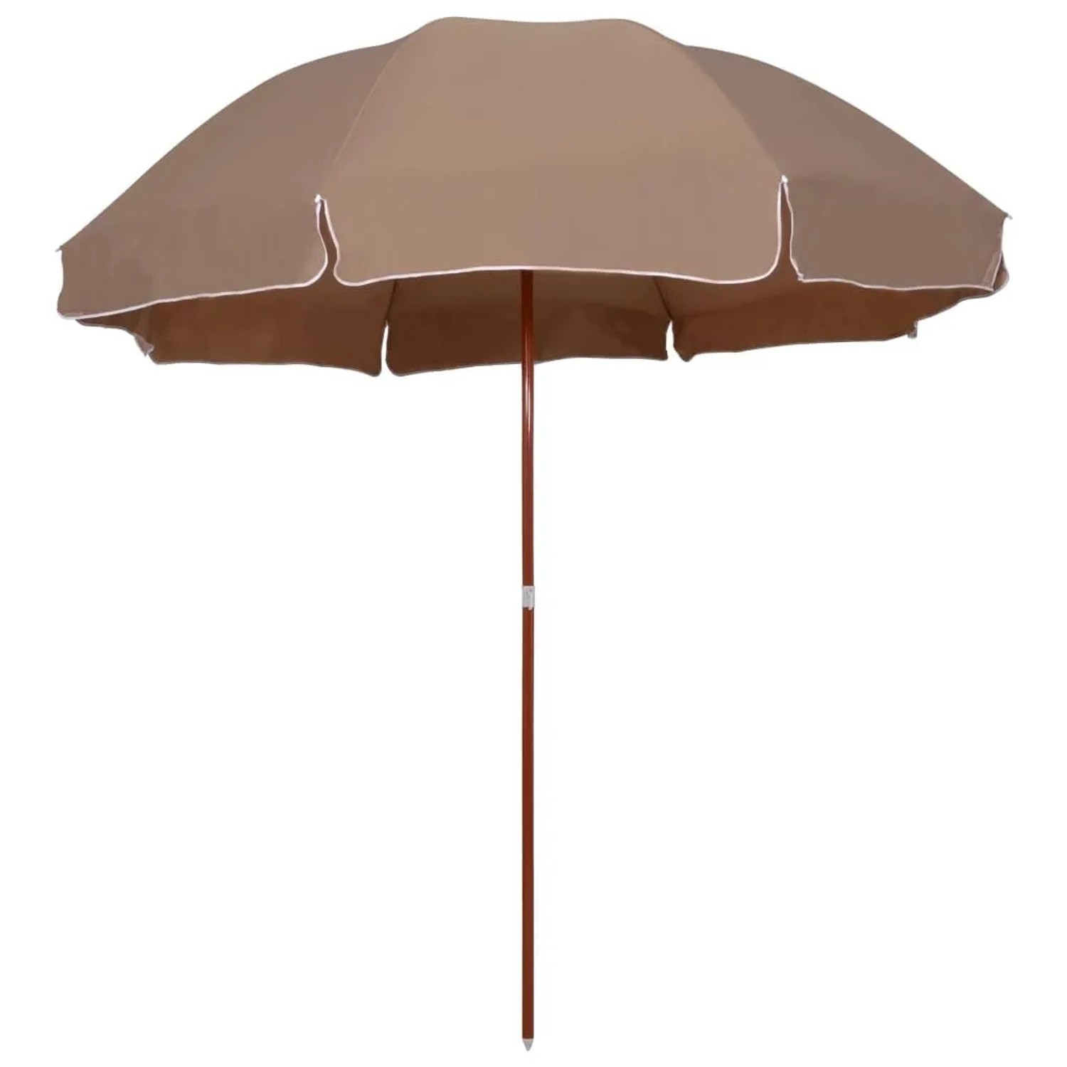 Furnicato Sonnenschirm Mit Stahl-mast 300 Cm Taupe