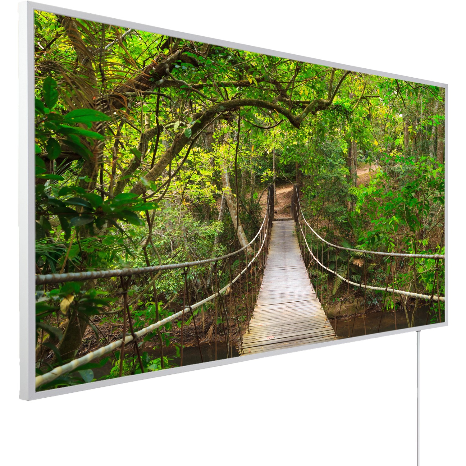 Könighaus Infrarotheizung Panorama-Serie 60 cm x 120 cm 1200 W Dschungelbrücke