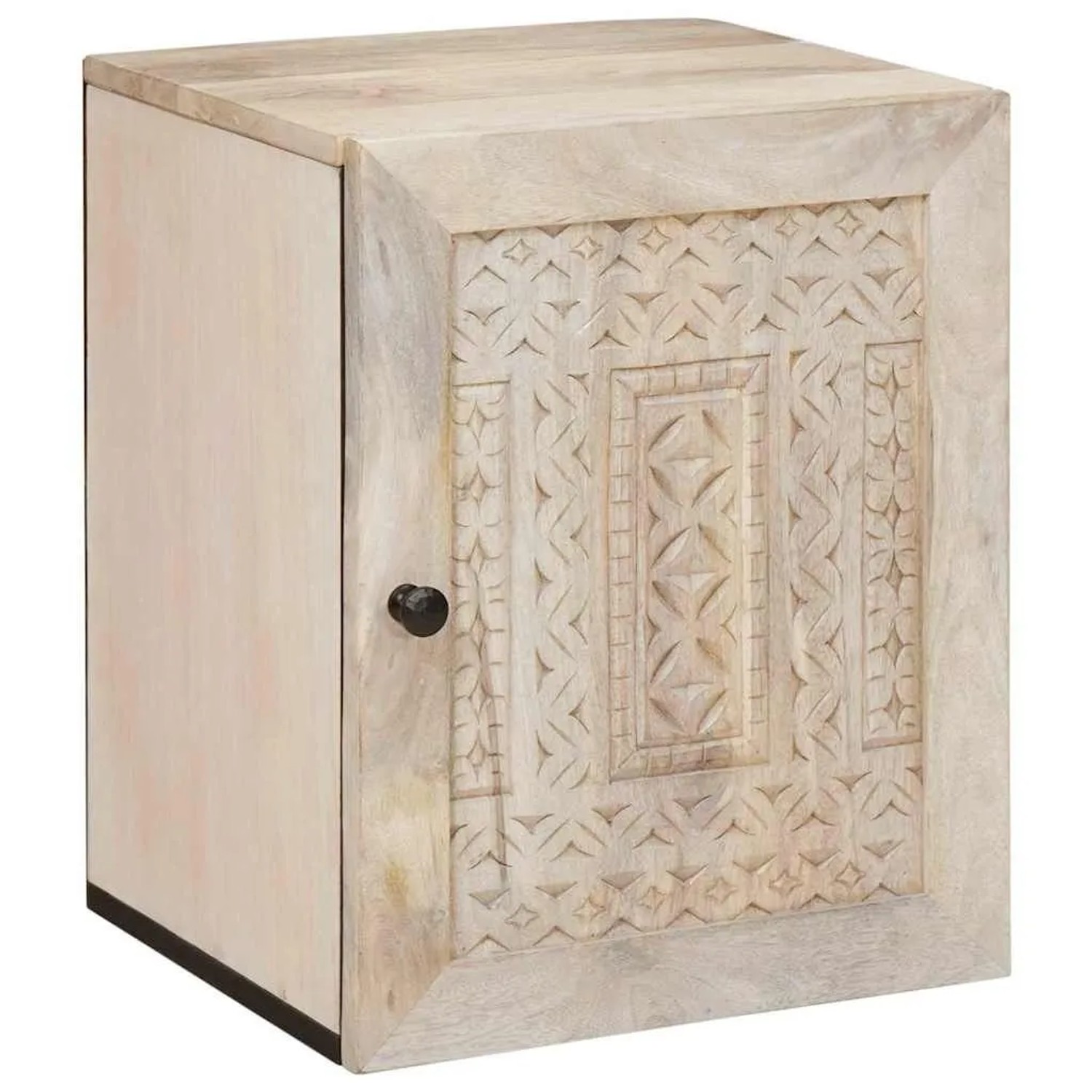 vidaXL Badezimmerschrank mit Tür Weiß 38 x 33 x 48 cm Holzwerkstoff 4018136 günstig online kaufen