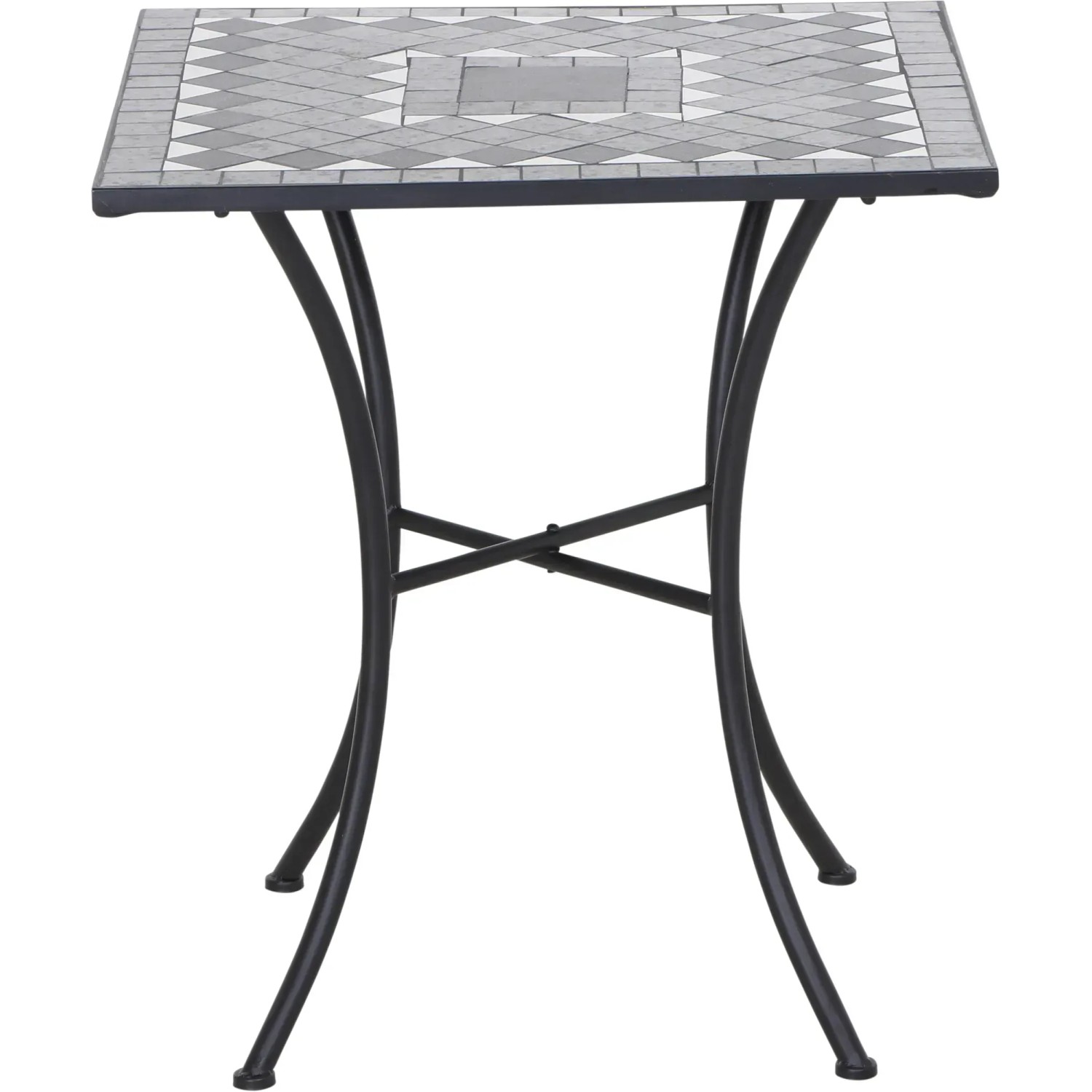 Siena Garden kleiner Gartentisch Como Quadratisch Grau 60 x 60 cm kaufen bei OBI
