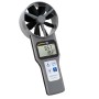 PCE Instruments Anemometer VA 20 zur Wind- und Temperaturmessung. Handliches Messwerkzeug mit Flügelrad.