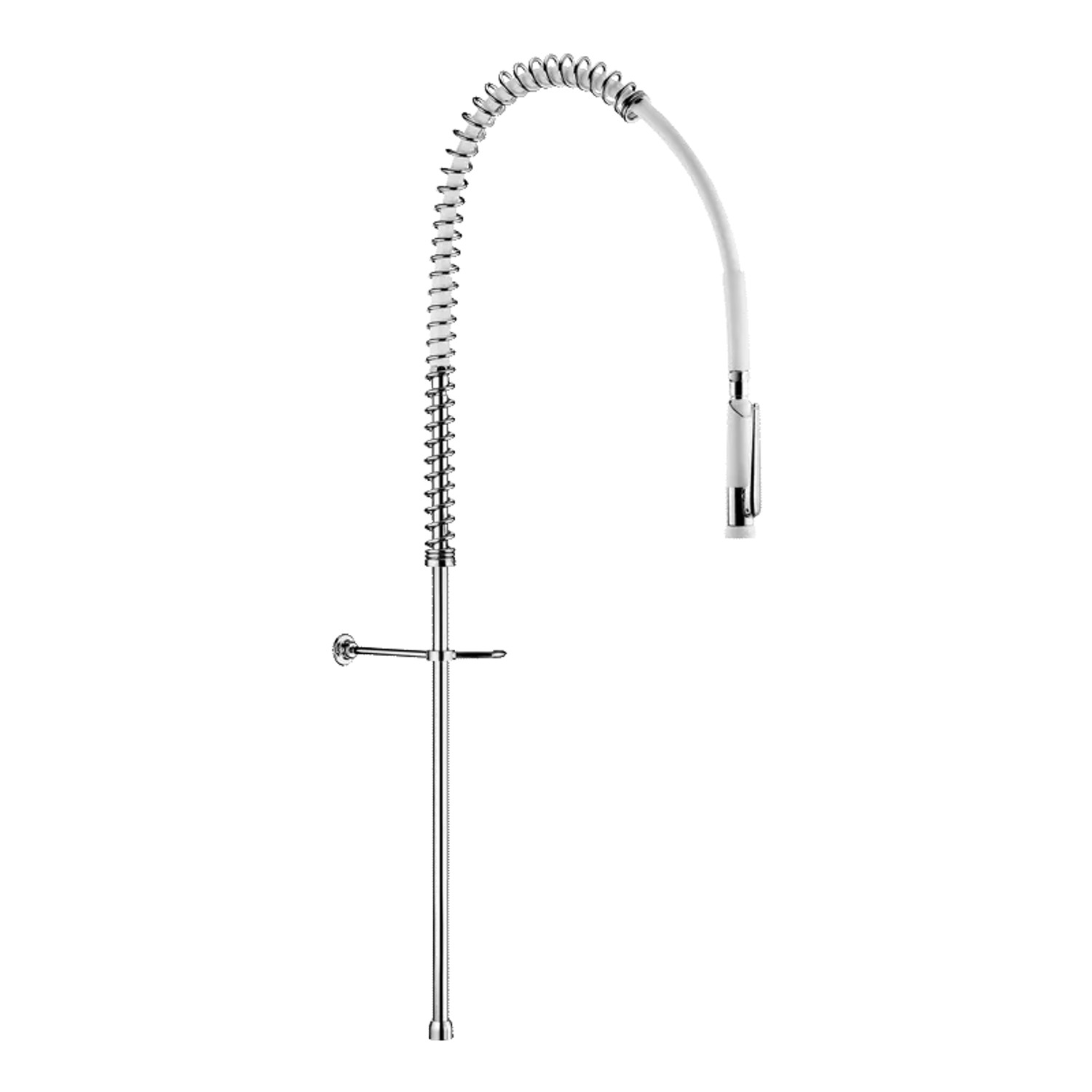 Delabie Geschirrspülbrause mit Handbrause 433000, Steigrohr,ang G3/4