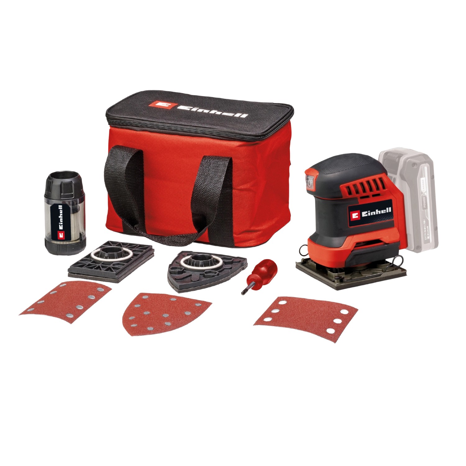 Einhell Akku-Faustschleifer TE-OS 18/113 3X  Li - Solo günstig online kaufen