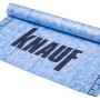 Knauf Abdichtungs- und Entkopplungsbahn, 1 m x 5 m Rolle, blau mit Knauf Logo.