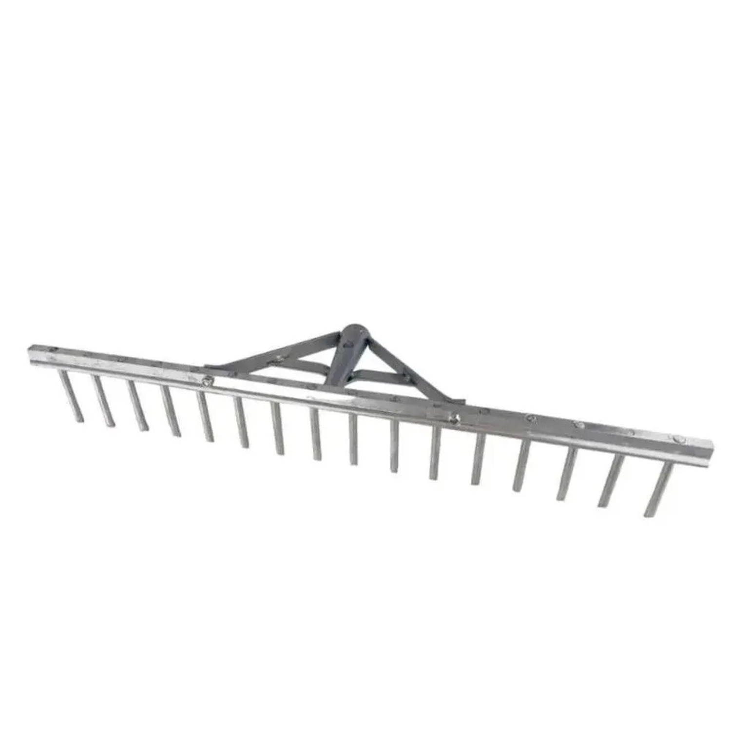 Galaflor Gartenrechen aus Aluminium mit Holz-Stiel