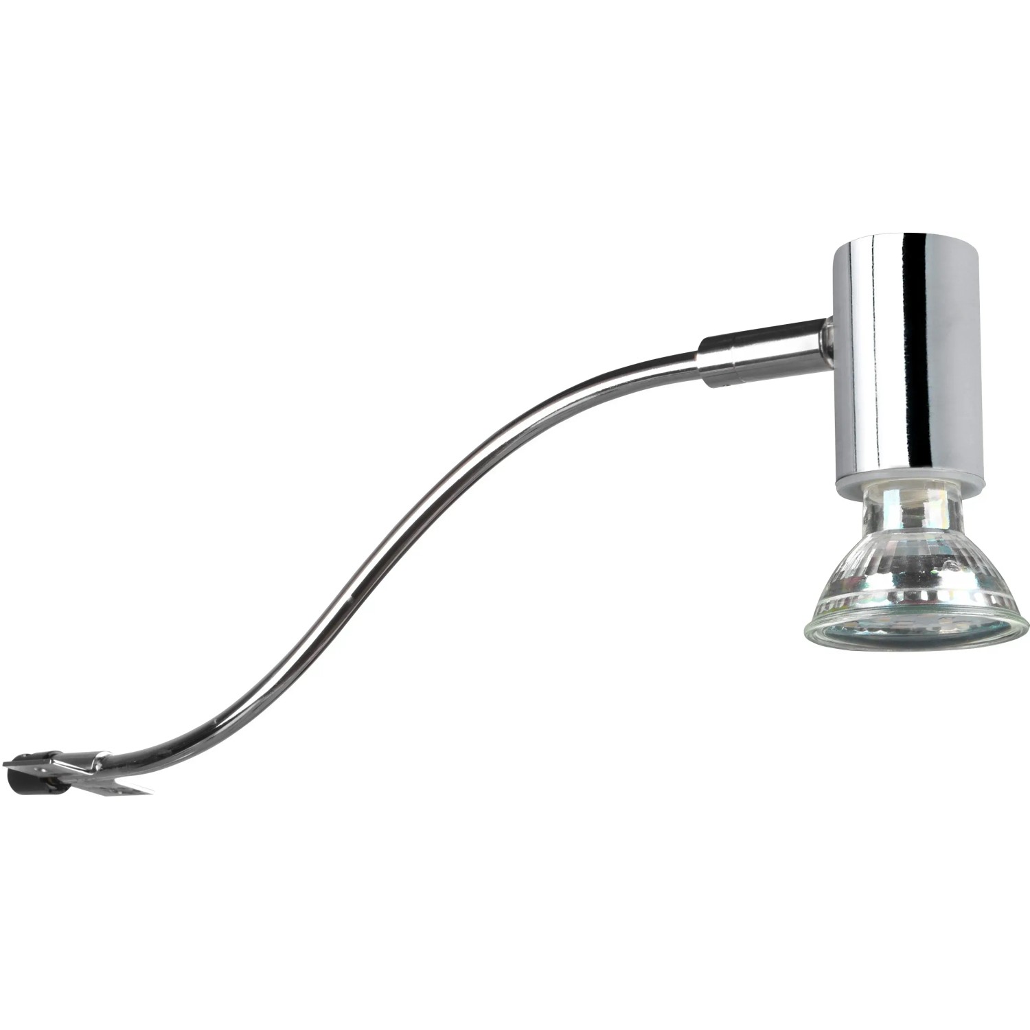 Chromfarbene Trio Wandleuchte Giada für Bad, 114x54x343 mm, mit GU10 Fassung.