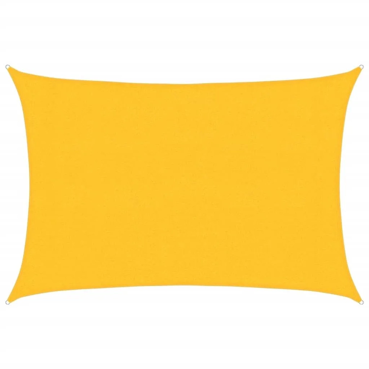 Furnicato Sonnensegel 160 G M² Gelb 3x4 M Hdpe