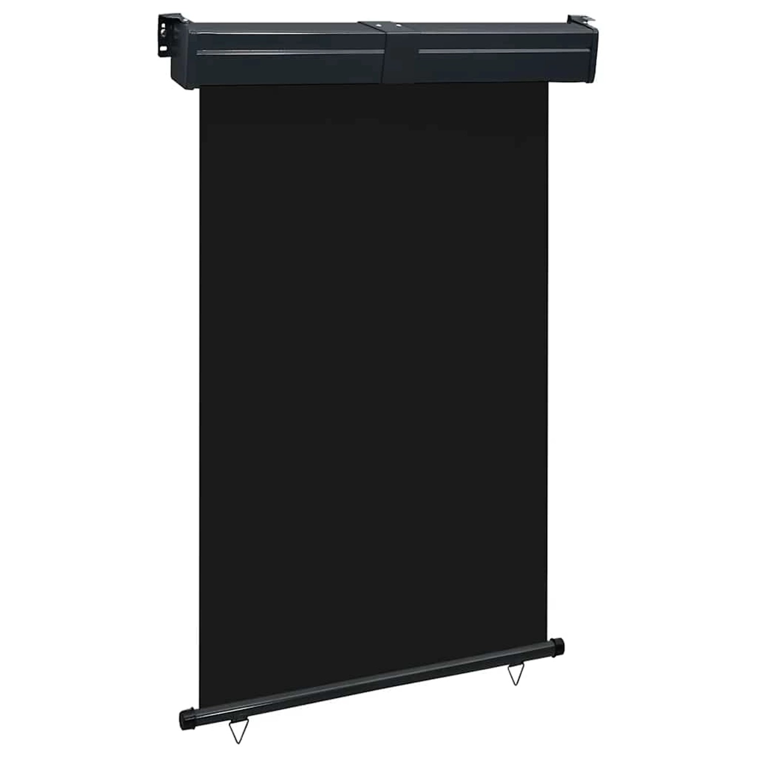 furnicato Balkon-Seitenmarkise 125x250 cm Schwarz günstig online kaufen