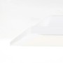Detailaufnahme der weißen LED-Deckenleuchte Briston, 100x25 cm, für Flur und Gang.