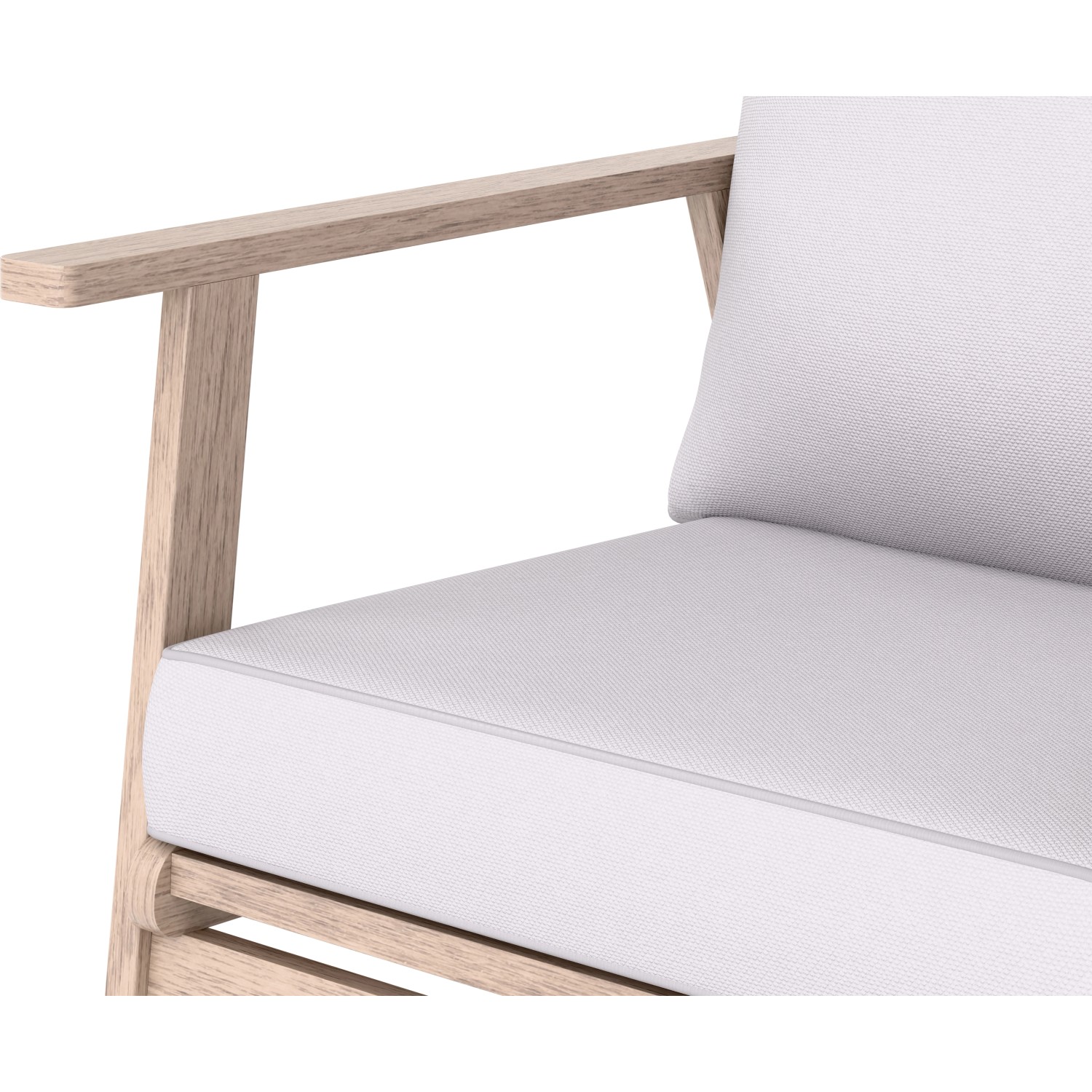 Loungegruppe Woodsboro 4-teilig FSC® Akazienholz Weiß-Geölt Beige_9