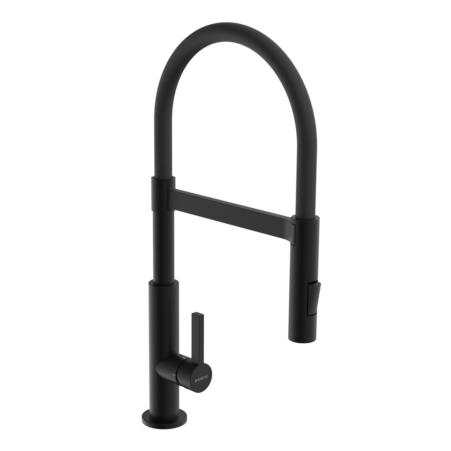 Schütte Spültischarmatur Miami Schwarz Matt Soft-Touch