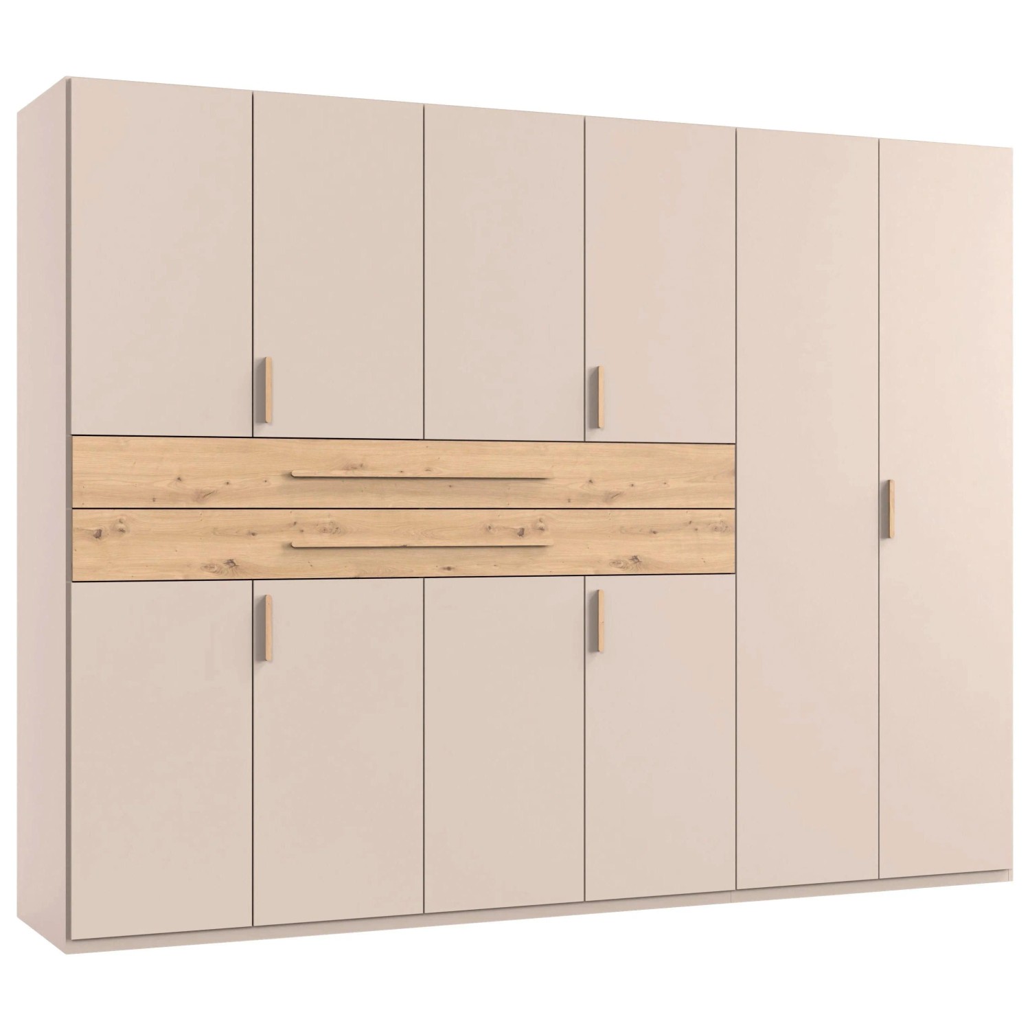 Mömax Kleiderschrank Lumio Kaschmir/Eiche Artisan