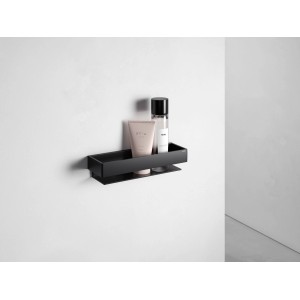 Keuco Duschkorb Edition 11, Black Selection, abnehmbar, schwarz-matt, mit Duschutensilien.