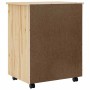 vidaXL Rollcontainer mit Schubladen MOSS Klarlack 53 x 39 x 65,5 cm 42032401_7
