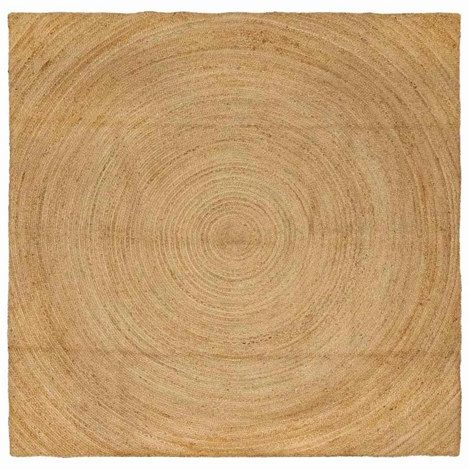 vidaXL Bereichsteppiche Quadratisch Braun 240 x 240 cm Jute 42010526