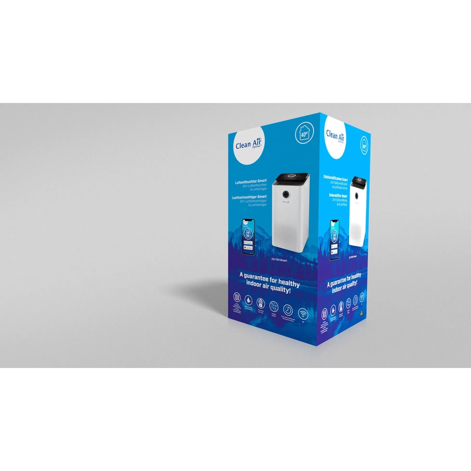 Clean Air Optima CA704 Smart Luftentfeuchter und Luftreiniger Geeignet bis 40m²/100m³_9