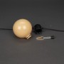 Konstsmide LED-Lichterkette Globe Pastell, 10 Leuchtmittel, Dimmer, wetterfest für Außen-Deko.