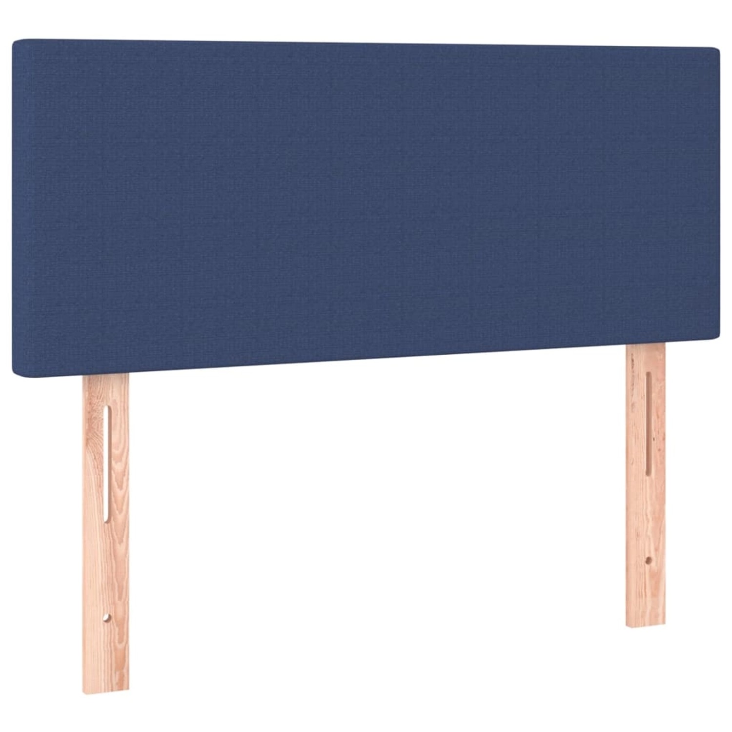 vidaXL LED Kopfteil Blau 90x5x78/88 cm Stoff 3121320