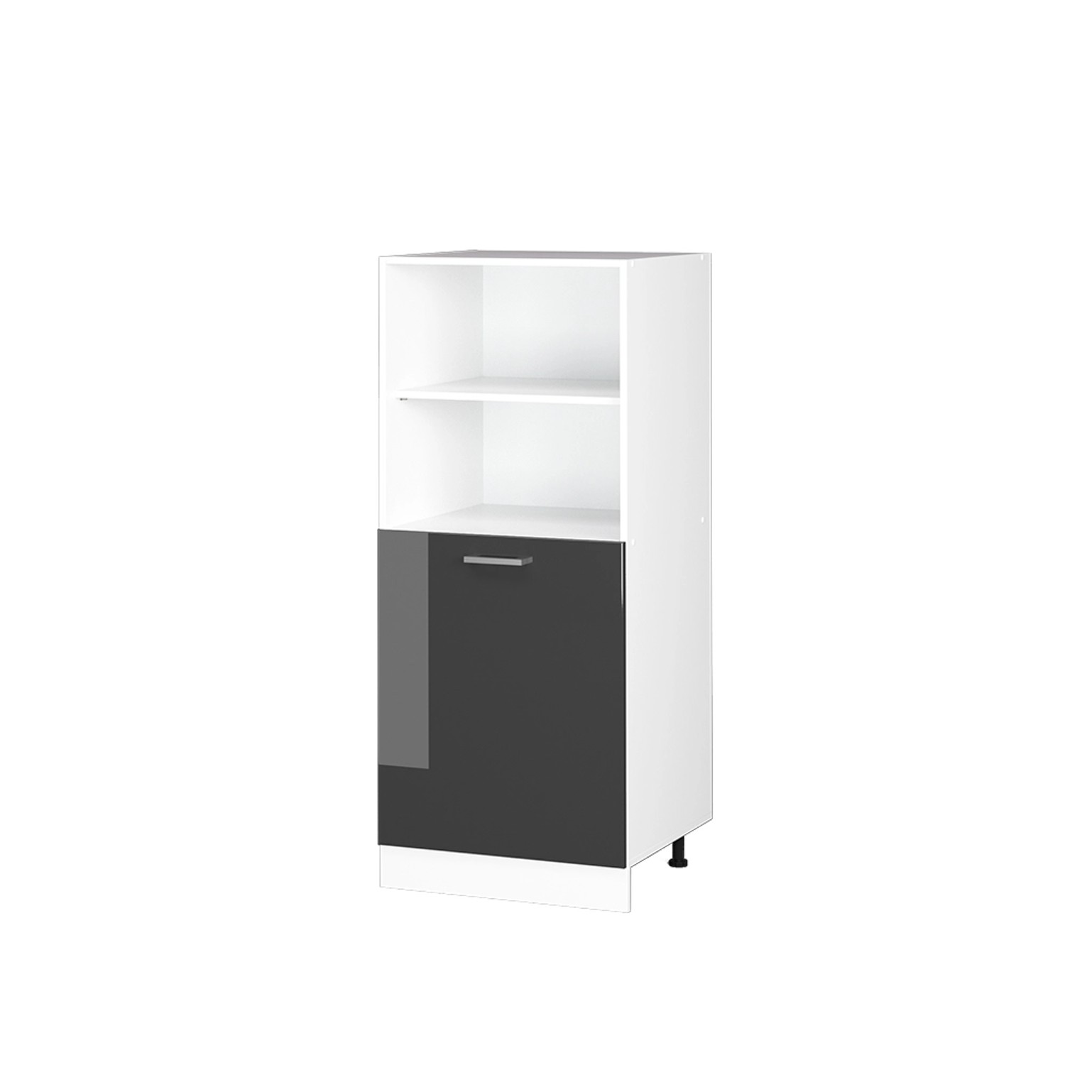 Vicco Herdumbauschrank R-Line Herdschrank Anthrazit Hochglanz/Weiß 60 cm günstig online kaufen