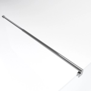 Aurlane Haltebügel Parma Chrom, verstellbar von 70-100 cm, für Duschen.
