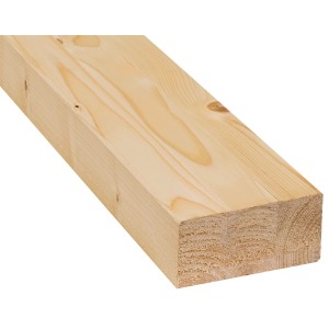 Brettschichtholz Fichte/Tanne, 100x100x3000 mm, für hohe statische Beanspruchung im Innen- und Außenbereich.