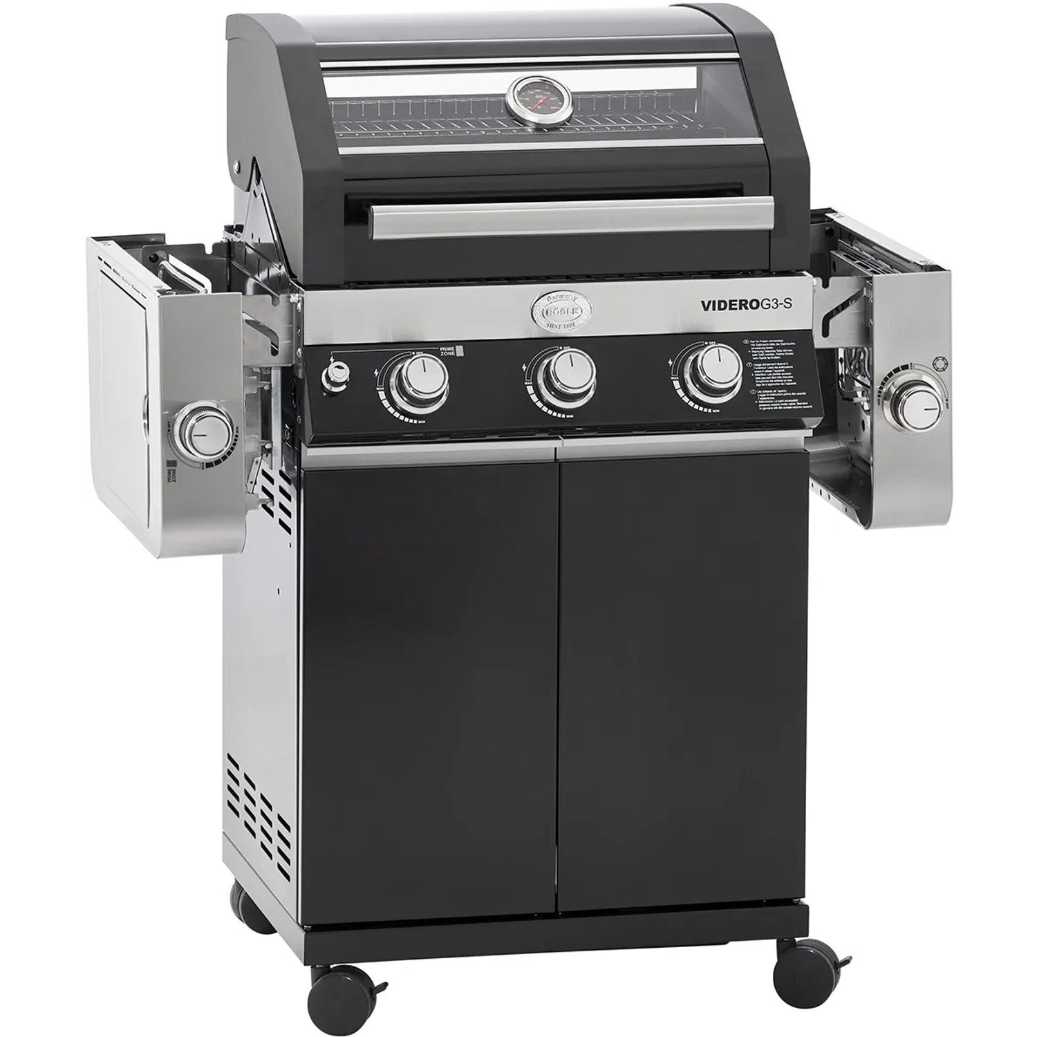 Tuning-art GA13 Gasgrill Brennerabdeckung Edelstahl – Bullenmotiv, Passend Für Rösle Videro G6 & Sansibar Serie | 6er Set