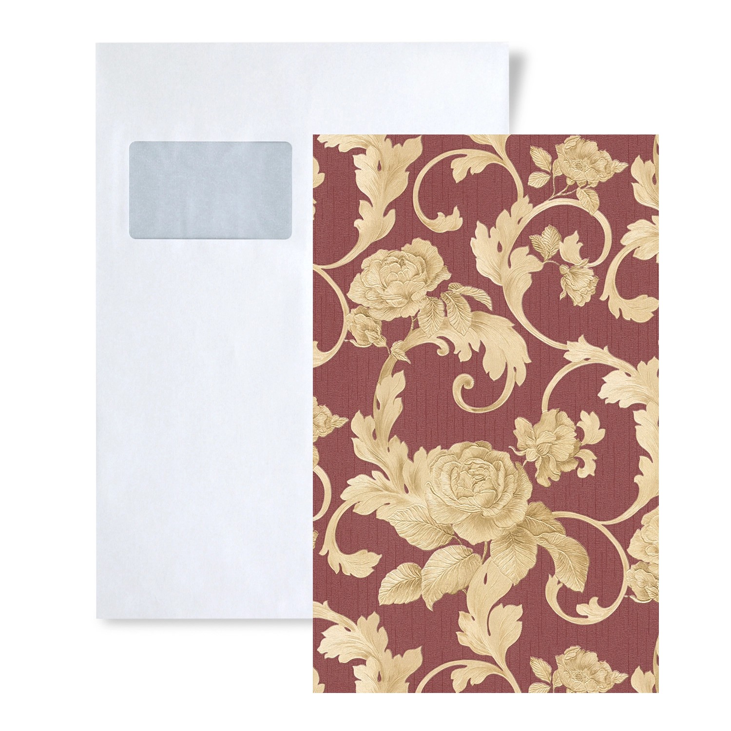 PROFHOME 1 MUSTERSTÜCK S-959832-GU DIN A4 MUSTER der Floral Tapete günstig online kaufen