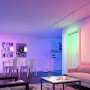 Wohnraum mit Paulmann E14 LED Kerzenleuchtmittel in verschiedenen Farben.