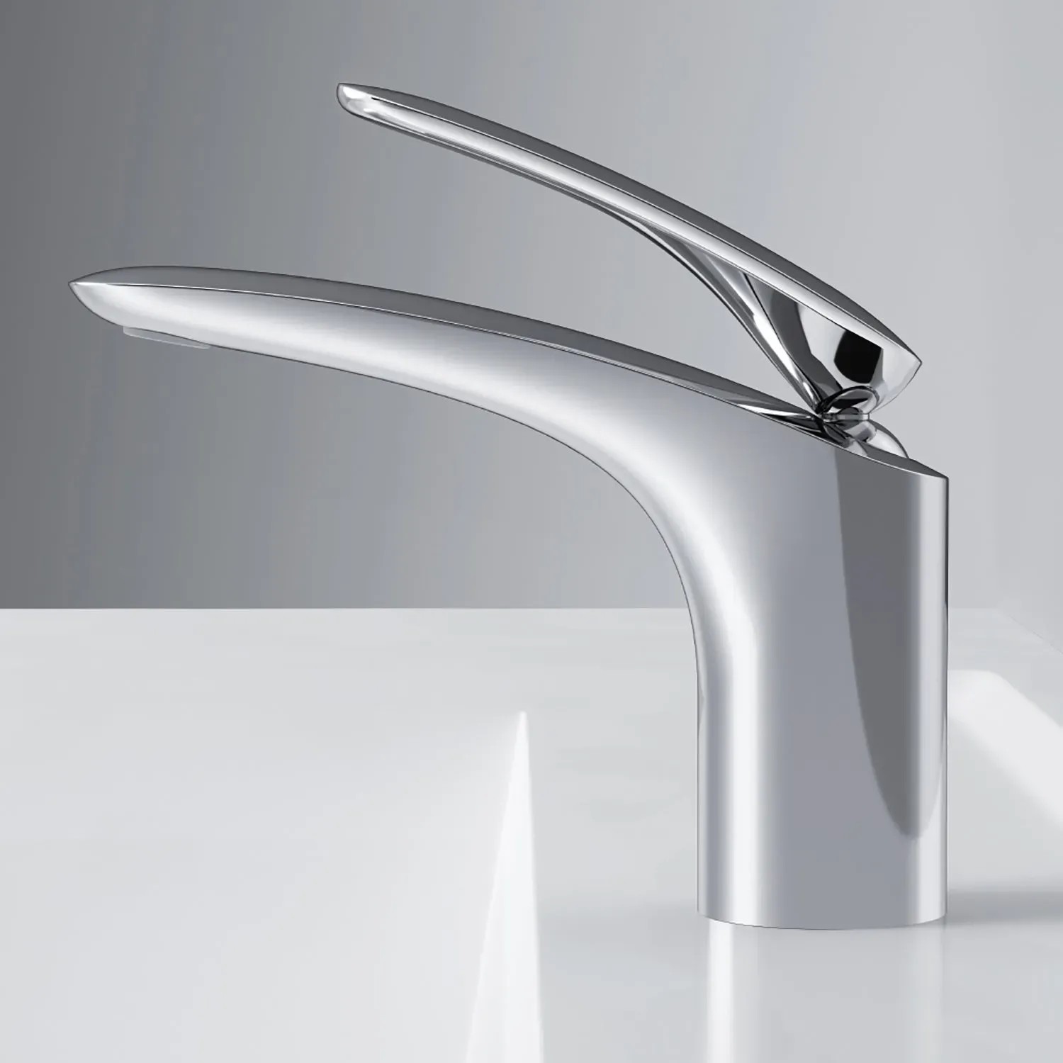 AM.PM Waschtischarmatur mit Klick-Ablaufgarnitur Sensation  