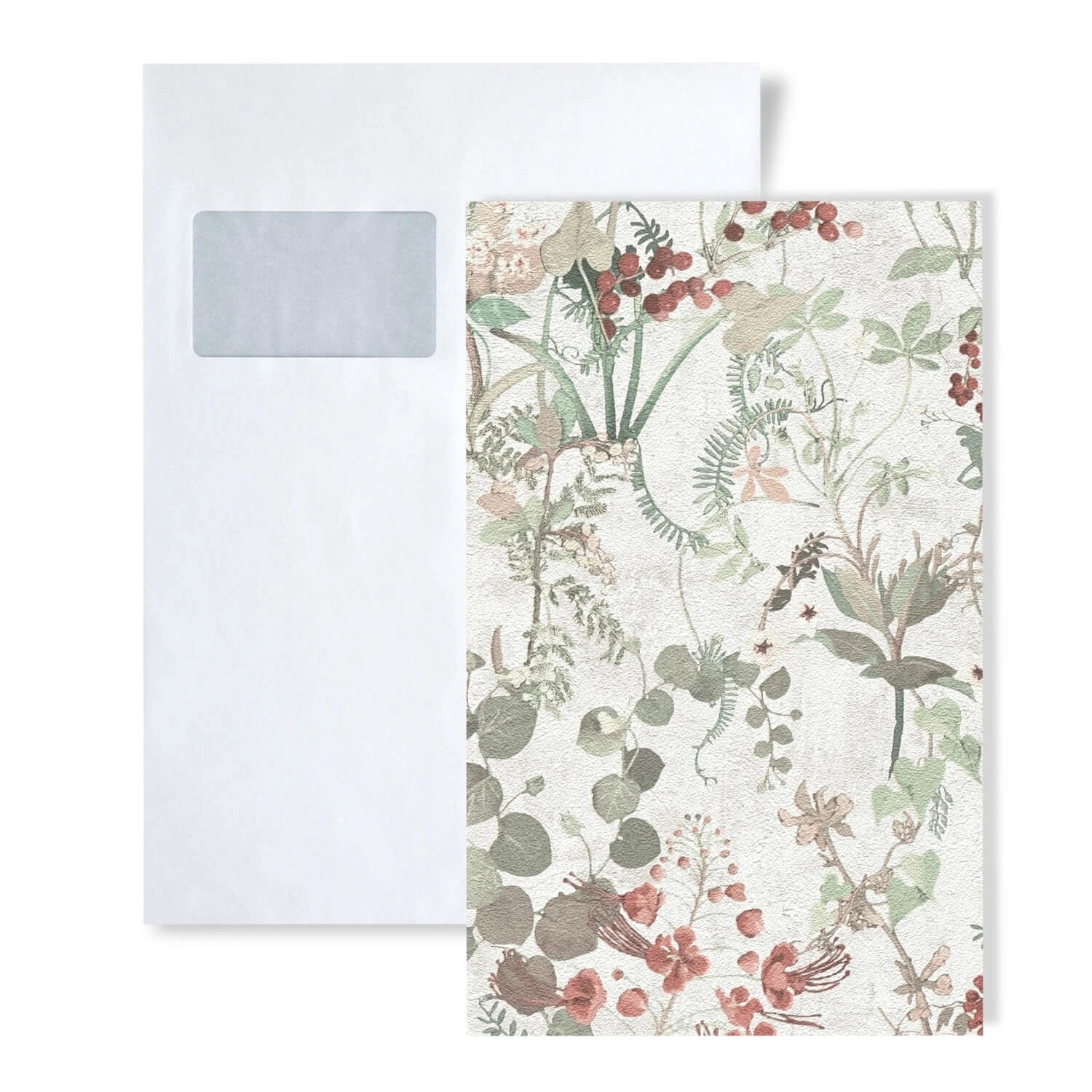 PROFHOME 1 MUSTERSTÜCK S-388252-GU DIN A4 MUSTER der Floralen Tapete günstig online kaufen