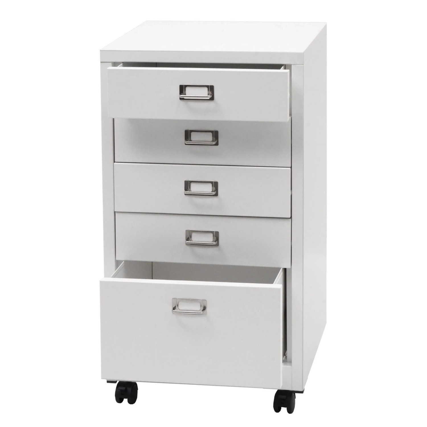 MCW Rollcontainer L49 Weiß 5 Schubladen günstig online kaufen