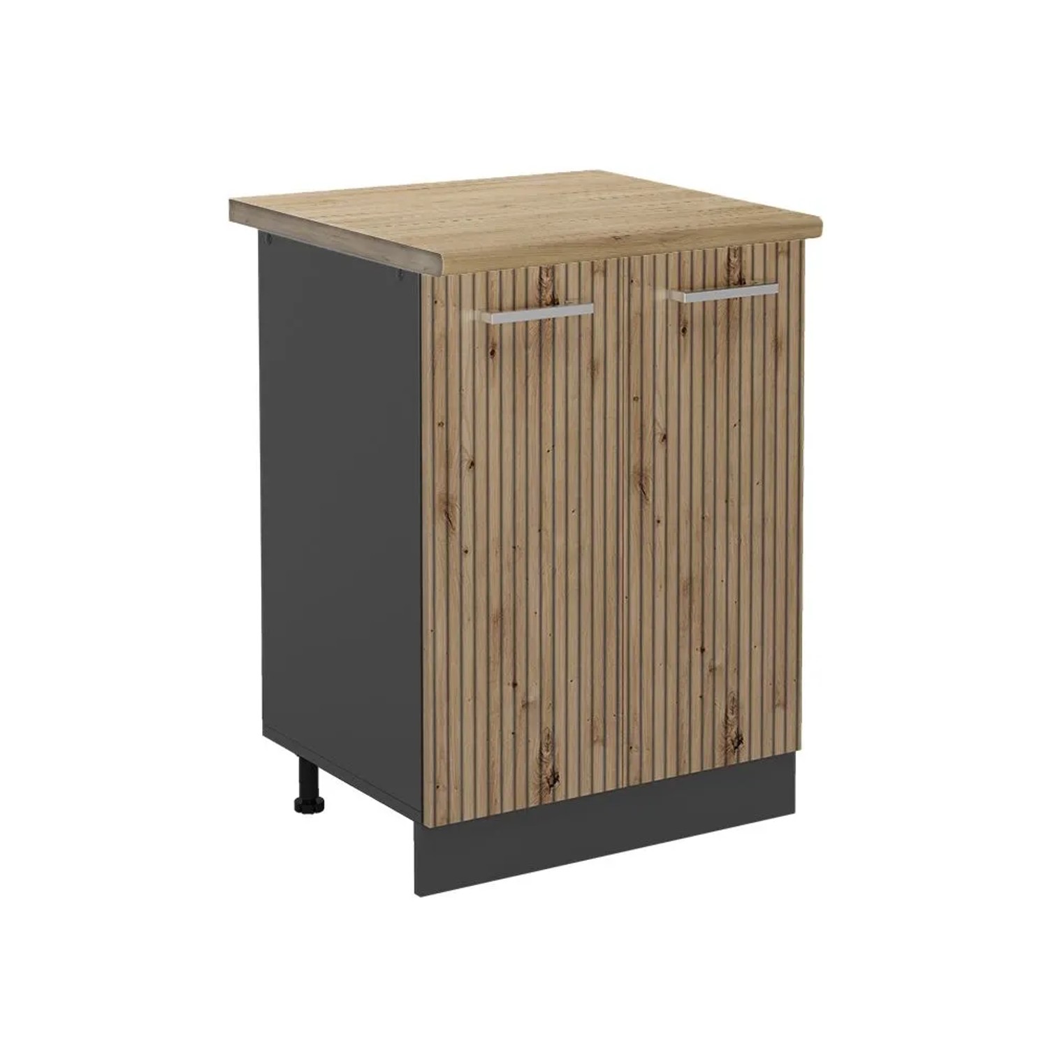 Vicco Küchenunterschrank R-Line Artisan-Eiche Anthrazit 60 cm AP Eiche