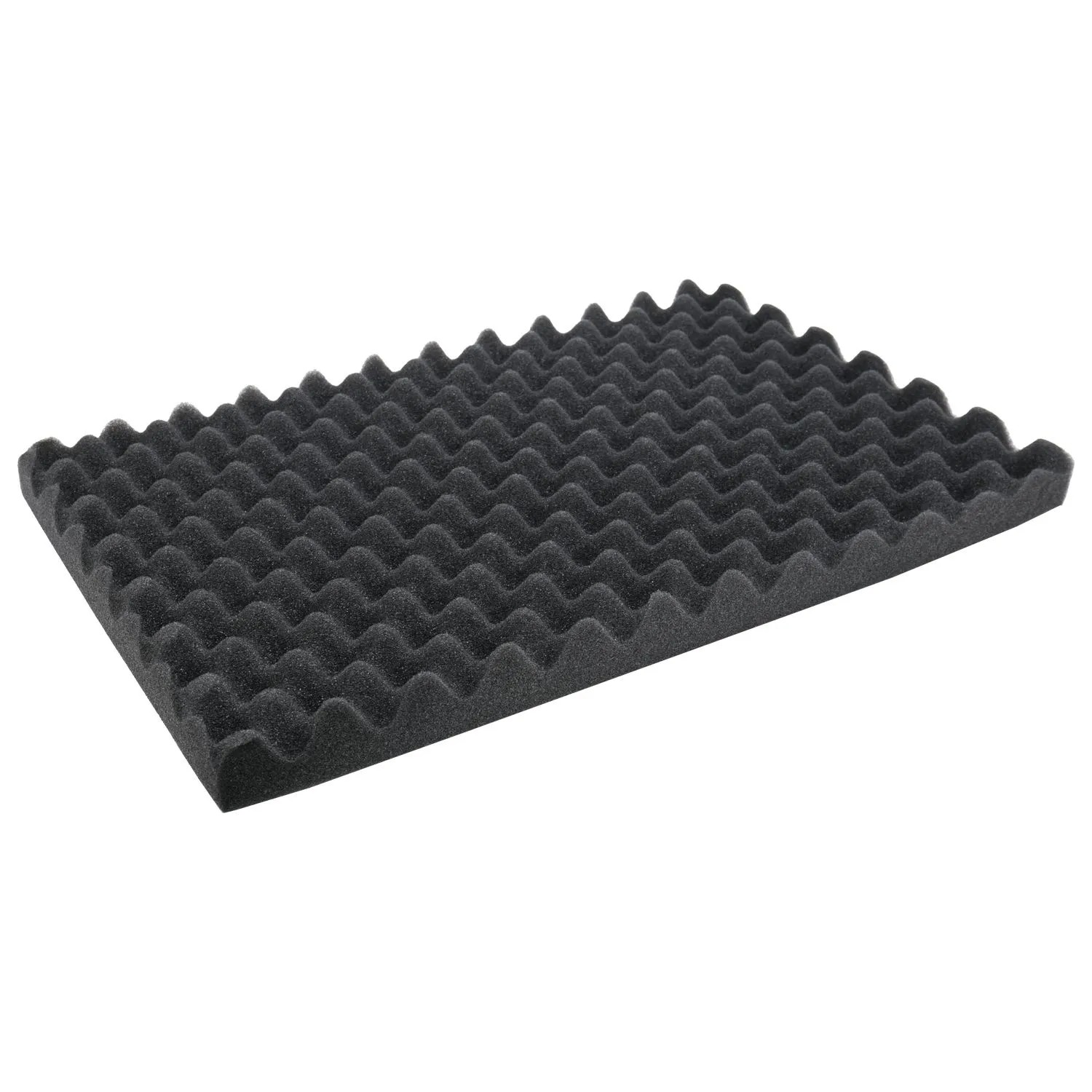 HMF 14565 Noppenschaumstoff Akustikschaumstoff 345 x 550 mm Double-Size Koffereinlage Höhe 45 mm