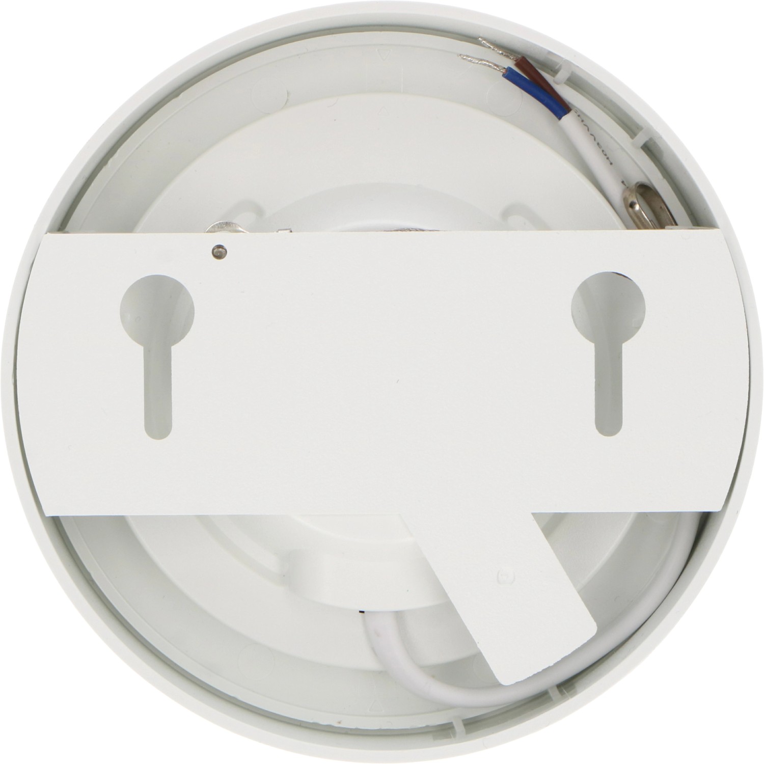 Rückansicht des dimmbaren LED-Einbaustrahlers, 6 W, mit CCT-Schalter und Montagevorrichtung.