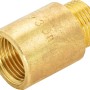 Hahnverlängerung aus Messing, 18,6 mm x 21 mm, 30 mm lang, für Gewindefittings.