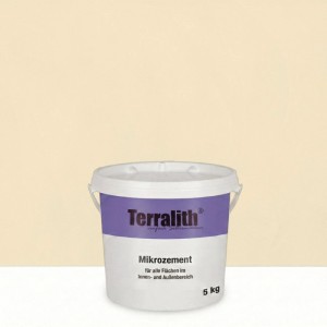 Terralith Mikrozement Fix & Fertig Natur Beige 5kg Grob 4,25qm Beige