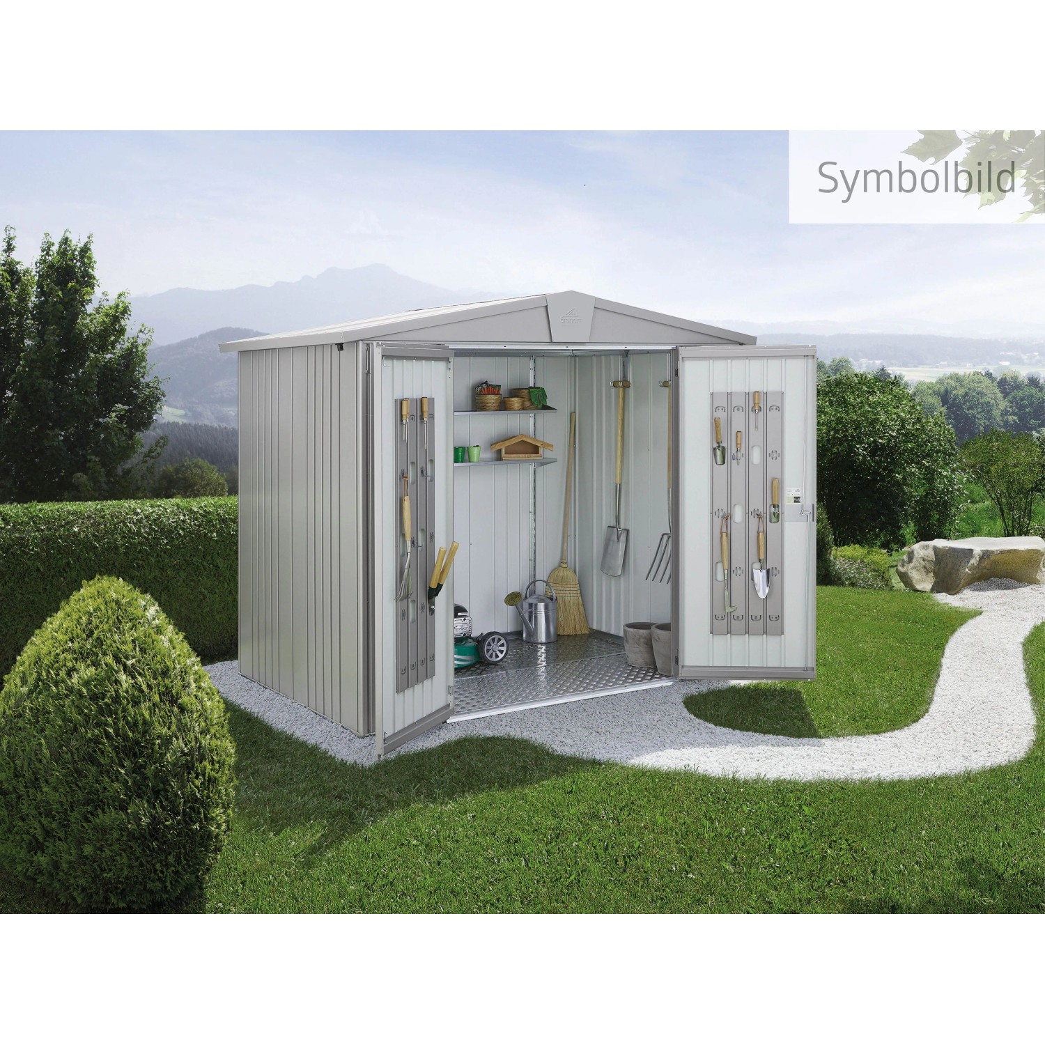 Biohort Gartenhaus Metall Europa 5,2 m² kaufen bei OBI