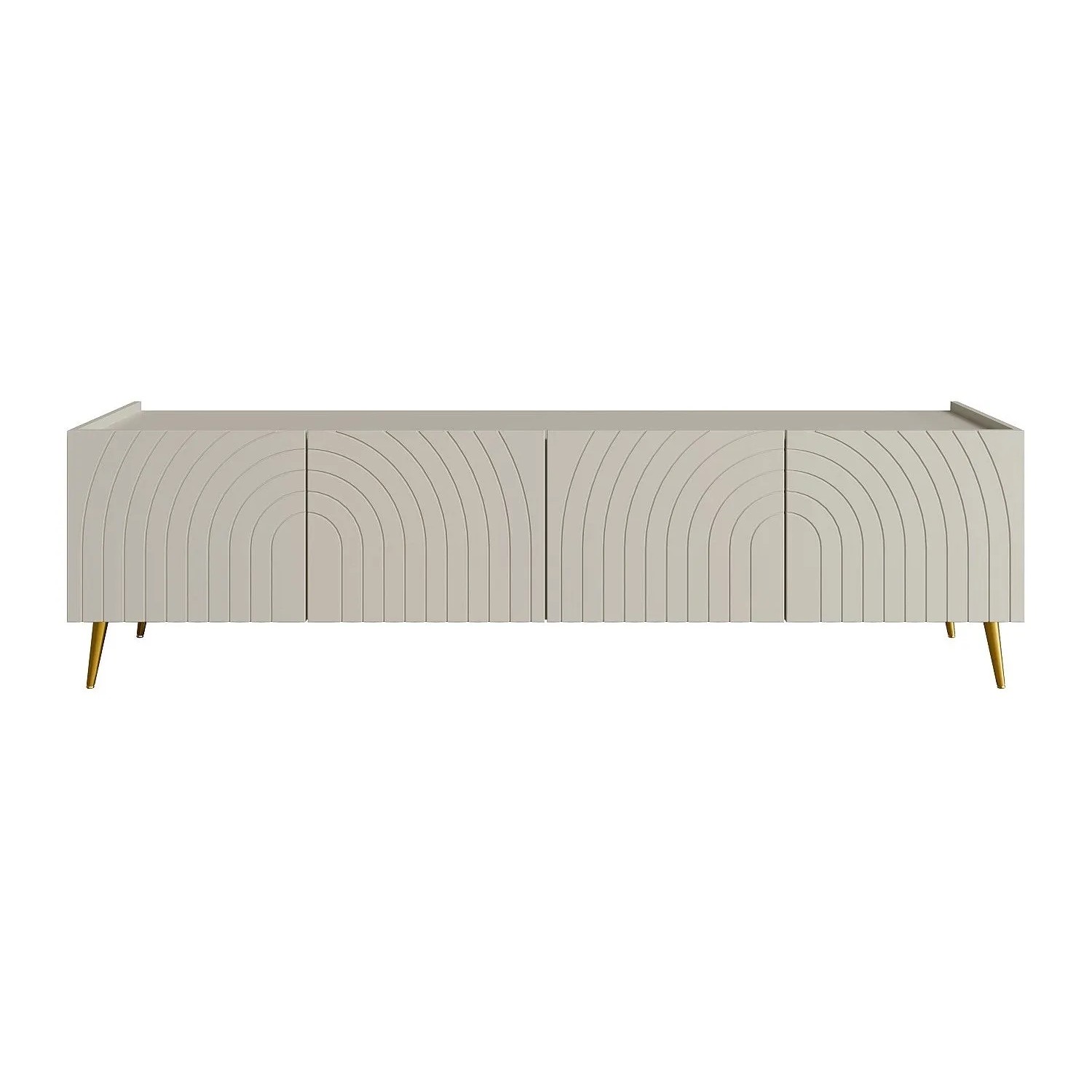 Vente-unique Tv-Board Norsim Beige 180 cm