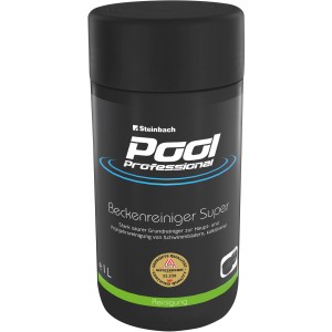 Pool Professional Beckenreiniger kalklösend, 1 Liter Flasche für die Poolreinigung.