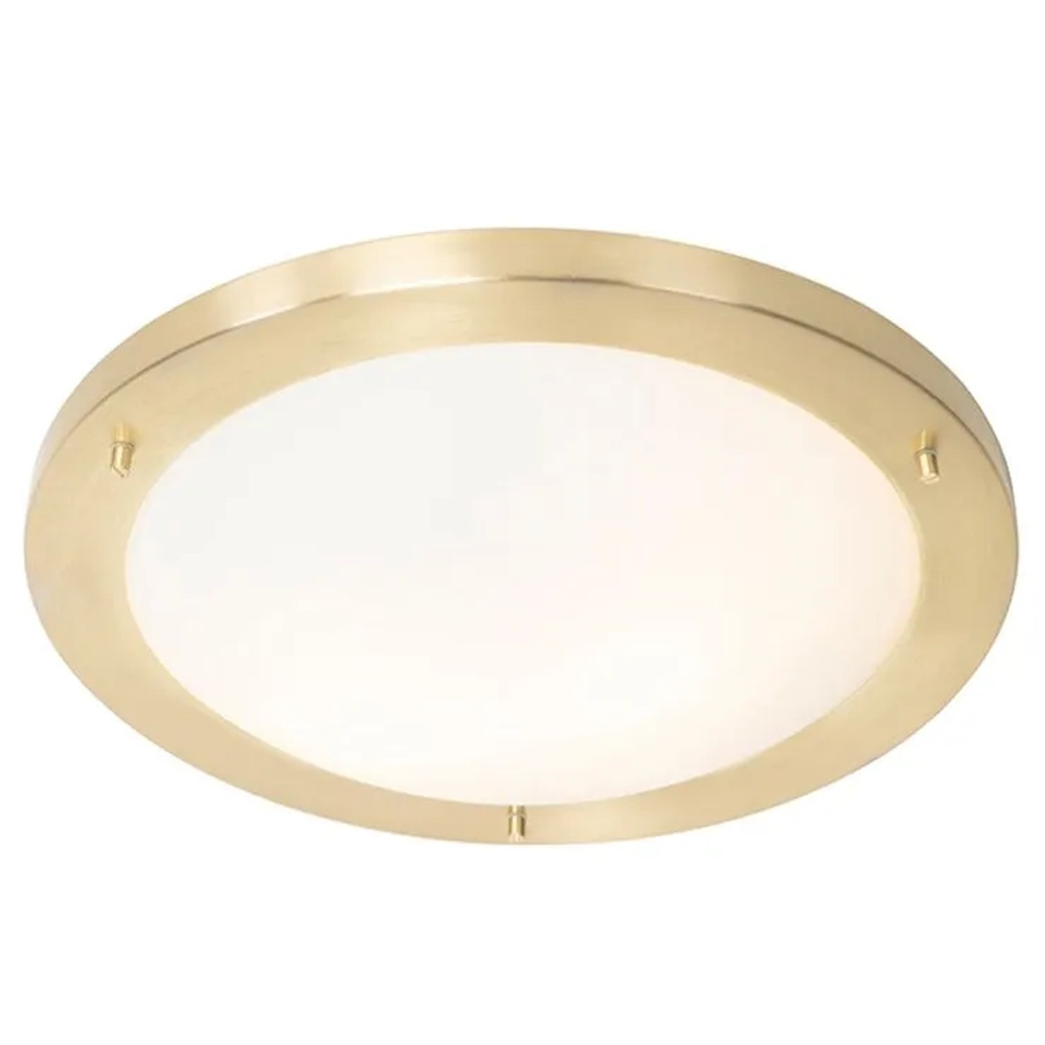 QAZQA Moderne Deckenleuchte Gold 41 cm IP44 Yuma