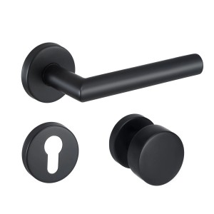 MeinTürgriff Wechselgarnitur Toulouse Türdrücker Türgriff Türklinke Schwarz Matt