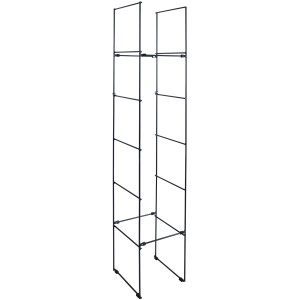 Bellissa Vertikales Pflanzregal Filo 1x6 aus pulverbeschichtetem Stahl, ideal für vertikale Gärten.