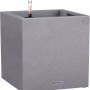 Lechuza Canto Stone low Pflanzkübel, steingrau, 30x30 cm, mit Bewässerungssystem.