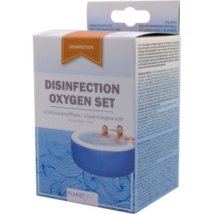 Planet Spa Desinfektion Oxygene für Whirlpools, Sauerstoffbasis, Set in Box.